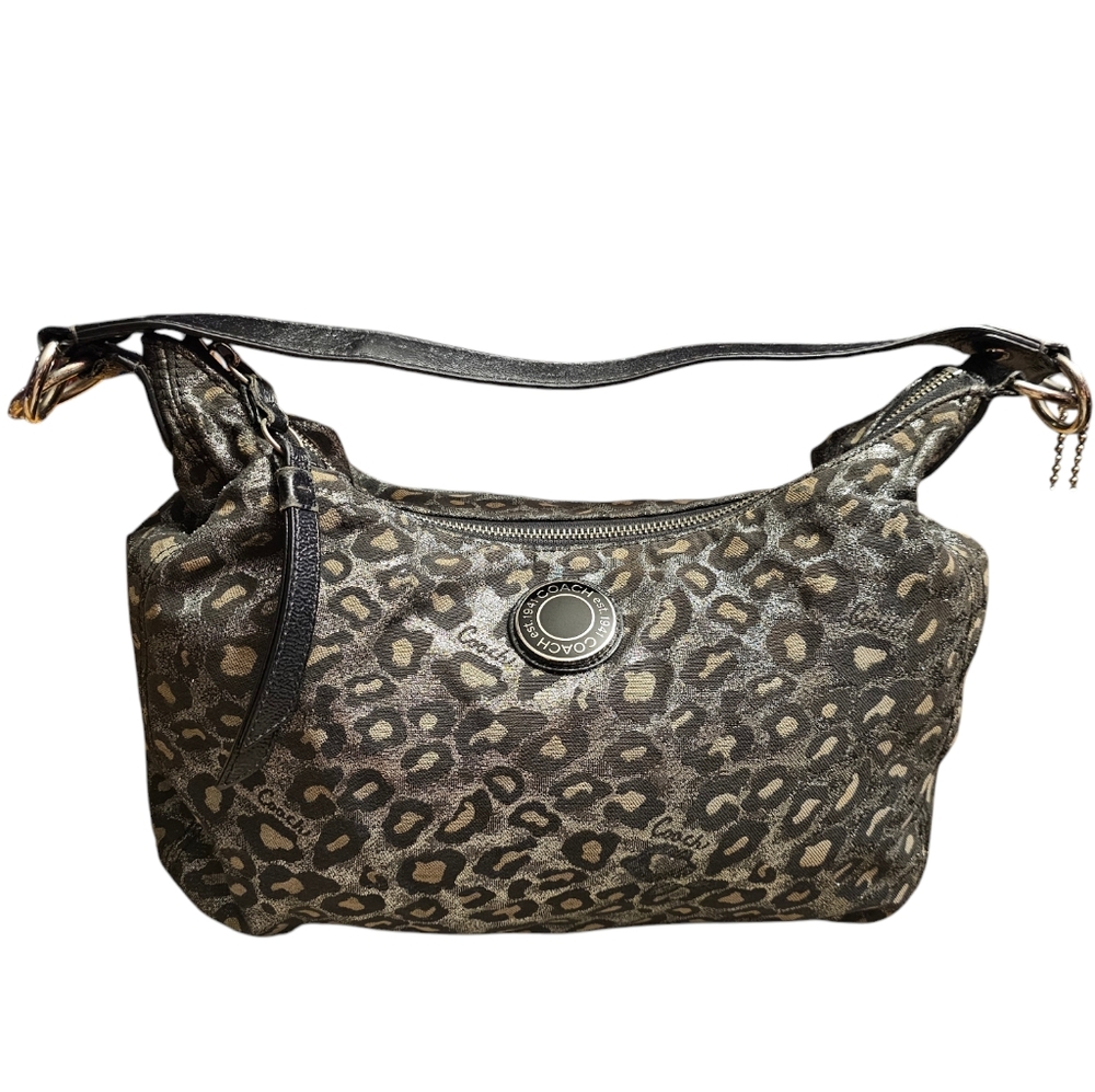 Coach F21063 Ocelot Metallic Hobo
